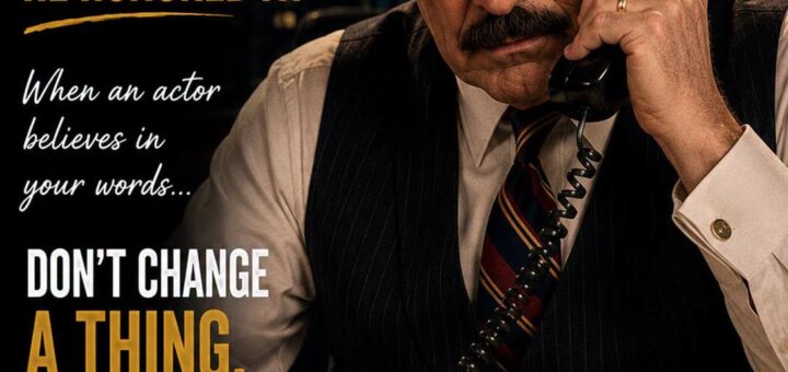 Frank Reagan’s Most Famous Speech Was Written the Night Before Filming. Tom Selleck Read It at 11 PM and Called the Writer Immediately