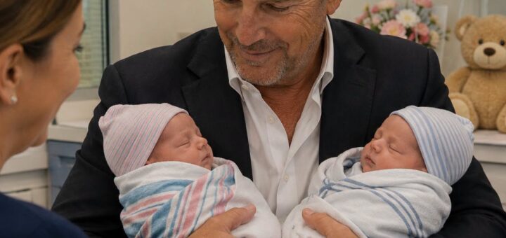 DOUBLE BOMBSHELL: Kevin Costner and his partner welcome twin babies through adoption — but it’s the names that have the internet absolutely stunned